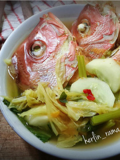 Foto resep Lempah Kuning Ikan Kakap Khas Bangka