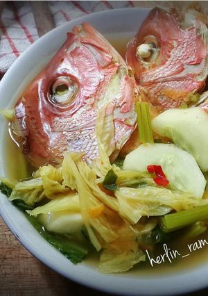 Foto resep Lempah Kuning Ikan Kakap Khas Bangka
