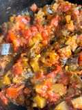 Zaalouk (pasta de berinjela com tomate)