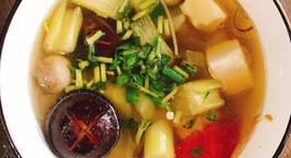 Hình ảnh món Canh chua nấu nấm và đậu hủ non