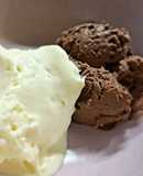 Soft icecream βανίλια σοκολάτα