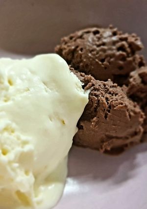 Φωτογραφία της συνταγής Soft icecream βανίλια σοκολάτα