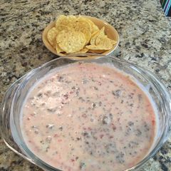 A picture of Sausage Queso Blanco Dip.
