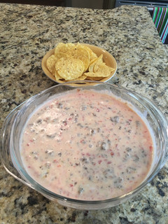 A picture of Sausage Queso Blanco Dip.