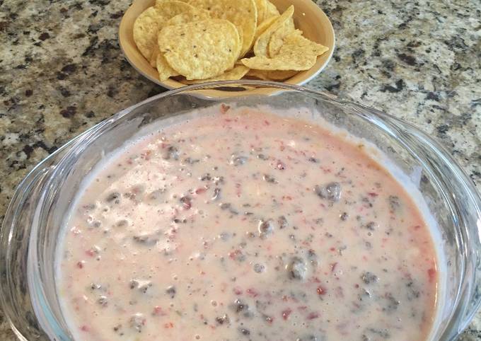 Sausage Queso Blanco Dip