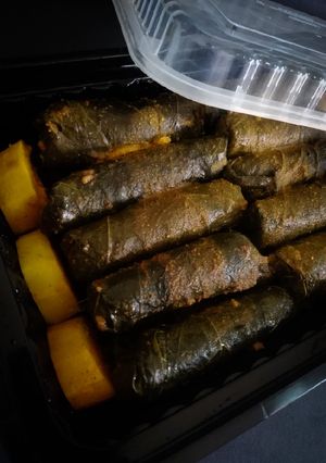 صورة لوصفة ورق عنب باللحم