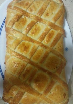 Una foto de Empanada de pollo asado
