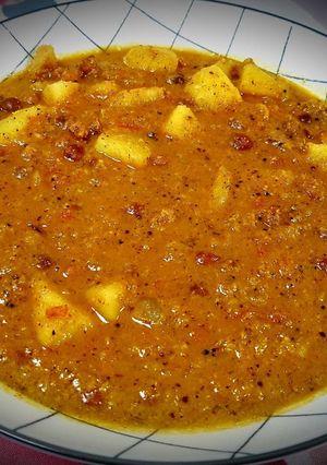 A picture of Channa Kuruma Gravy.