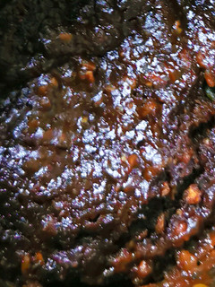 Una foto de Brownie en microondas vegano