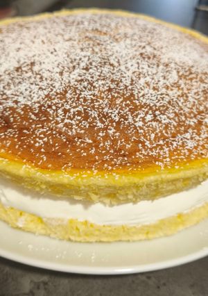 Japán felhő torta (töltve) recept fotója