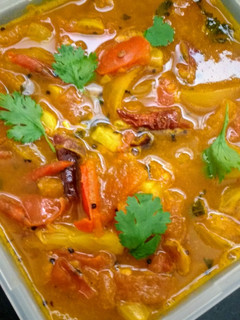 A picture of Tomato-Onion Rasam (no dal).