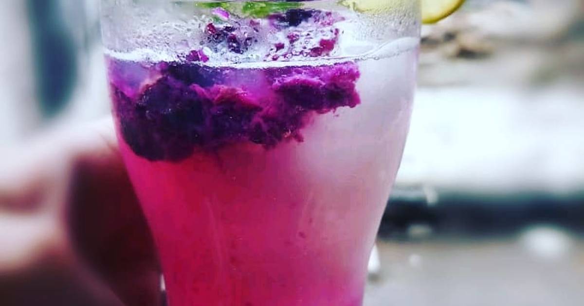 Lemon slush with Jamun compote Recipe by pooja Cookpad