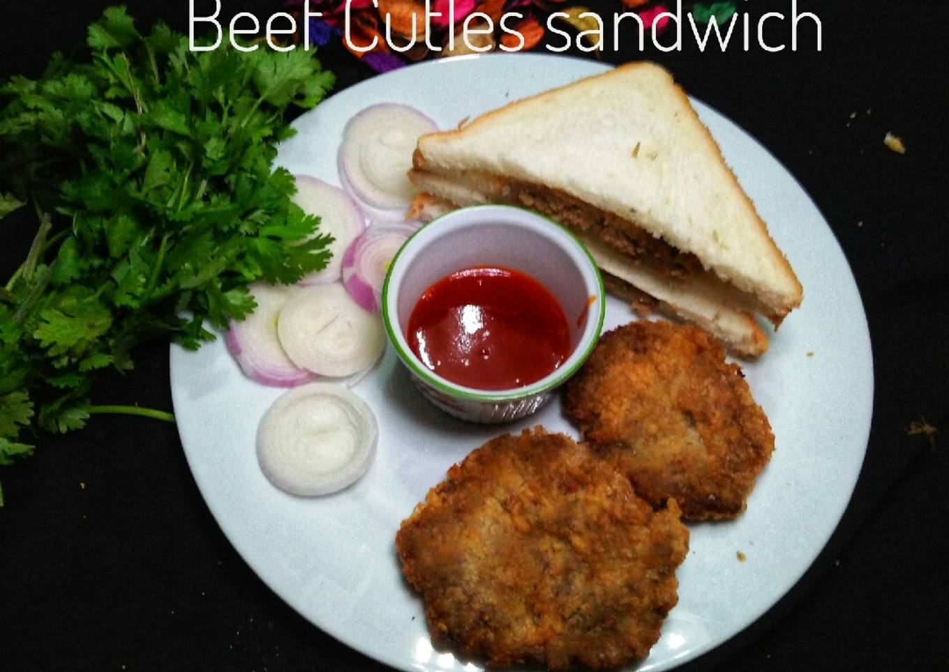 Beef Cutles Sandwich😃😃