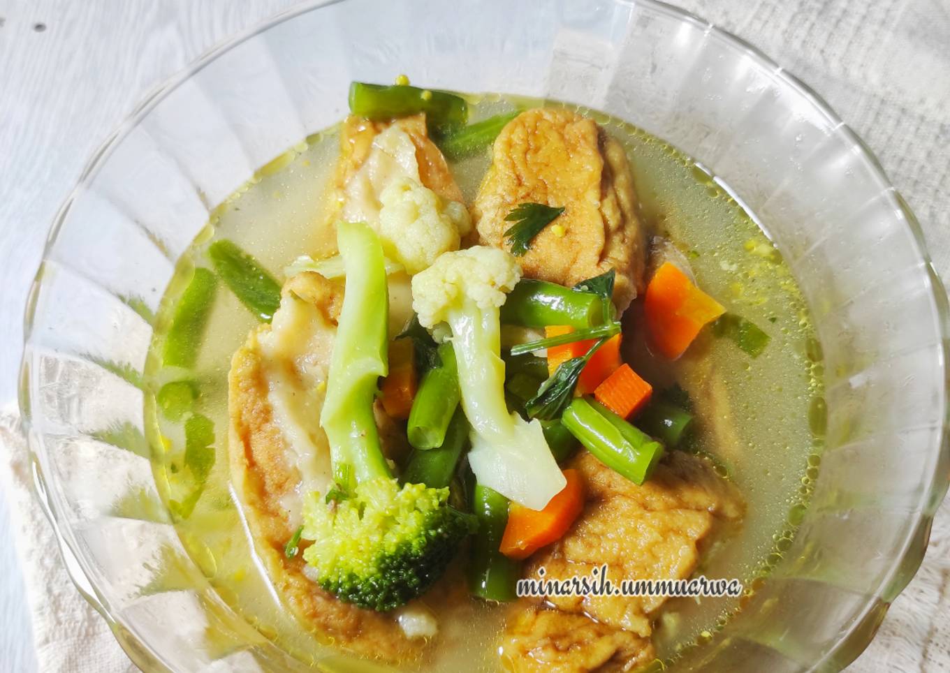 Sup Tahu Baso Mix Sayur-sayuran
