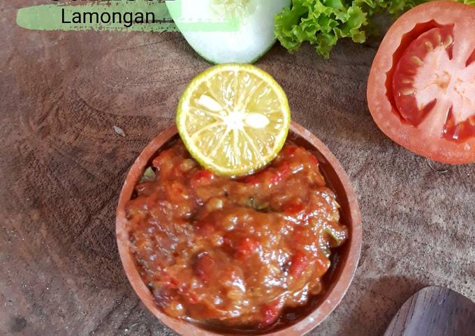 Sambel ala Lamongan Makyuss 👌