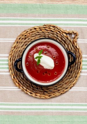 A picture of Roast tomato Soup.