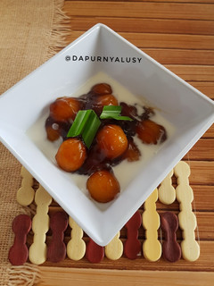 Foto resep Bubur candil ubi kuning/kolak biji salak
