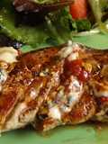 Solomillo de cerdo relleno a la sartén con oporto