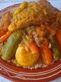 Moroccan Couscous with Meat