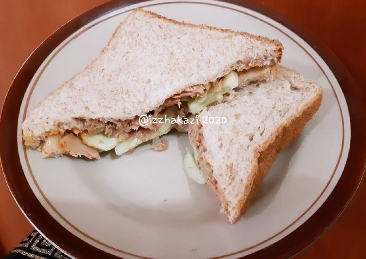 Langkah Menyiapkan Sandwich Tuna Minimalis yang mudah