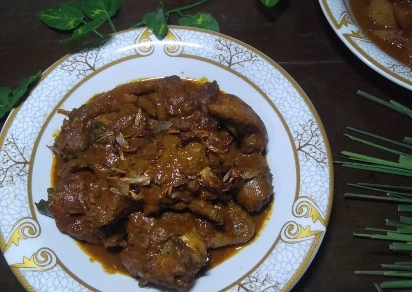 Rendang ayam kecap