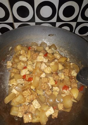 Foto resep Tumis Cecek Tahu Tempe Sederhana