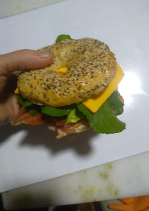 Una foto de Bagels. Primavera