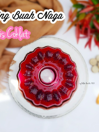 Cara Memasak Puding Buah Naga Lapis Coklat Enak Dan Mudah