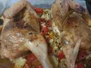Una foto de adobo para pollo al horno