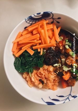 Foto resep Vegan Bibimbap