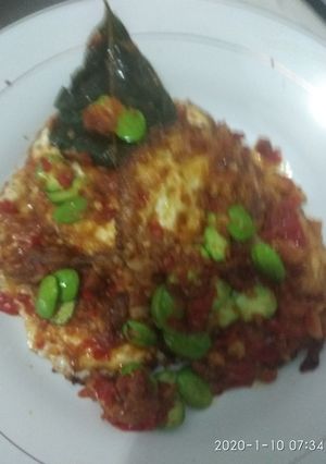 Foto resep Telur cabe pete