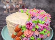 Una foto de frosting queso crema