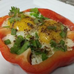 A picture of Half fry egg.