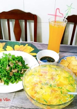 Hình của món Mâm cơm gia đình thời Covid 19.