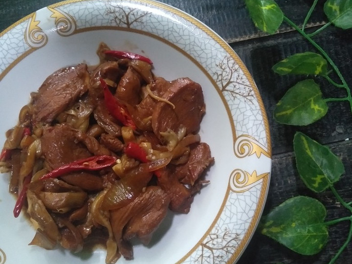 Resep Ayam kecap jamur tiram Anti Gagal