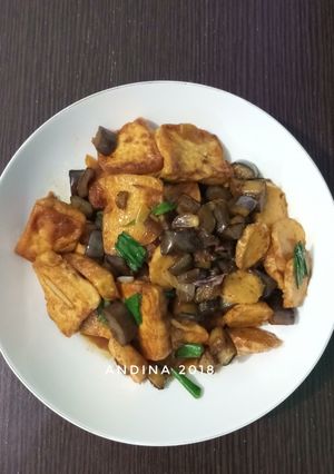 Foto resep Tahu Campur terong saus Kecap
