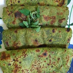 A picture of Bhatua ka paratha.