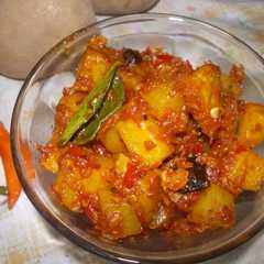 A picture of Sambal Kentang Goreng.