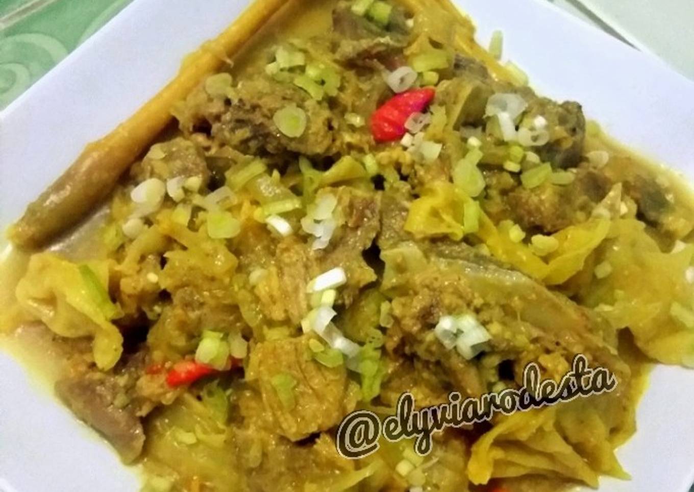 17. Tongseng Sapi Segar Tanpa Santan