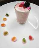 Whipped cream strawberry custard #ws4