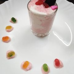 A picture of Whipped cream strawberry custard #ws4.