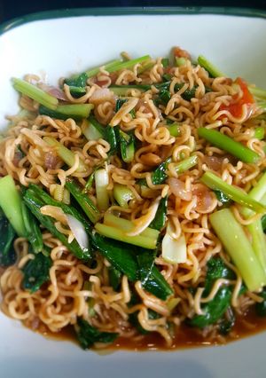 Foto resep Mie goreng pakcoy