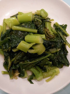 蒜炒芥藍菜 的食譜成品照片