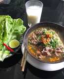 Mỳ gói bò tái cho bửa sáng lười ;)