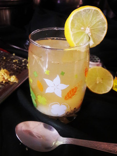 A picture of Lemon ginger juice.