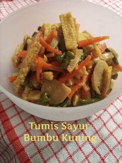 Foto resep Tumis Sayur Bumbu Kuning