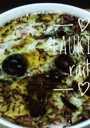 A picture of Lauki ka raita.