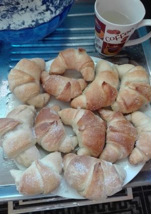 Una foto de Croissant dulce