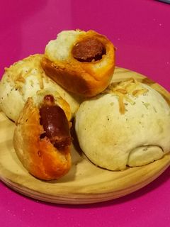 Una foto de Bollos preñaos de chorizo