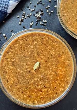 A picture of Instant Sweet Urad dal porridge.